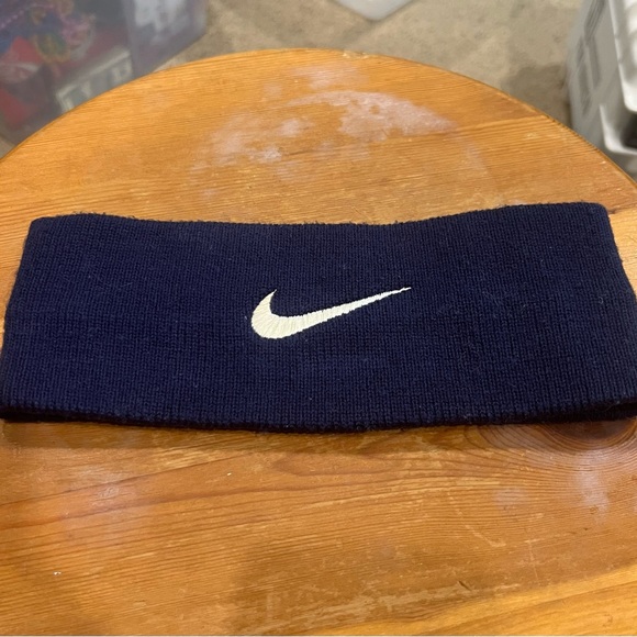Nike Vintage Navy Blue Women’s Headband - Picture 1 of 2